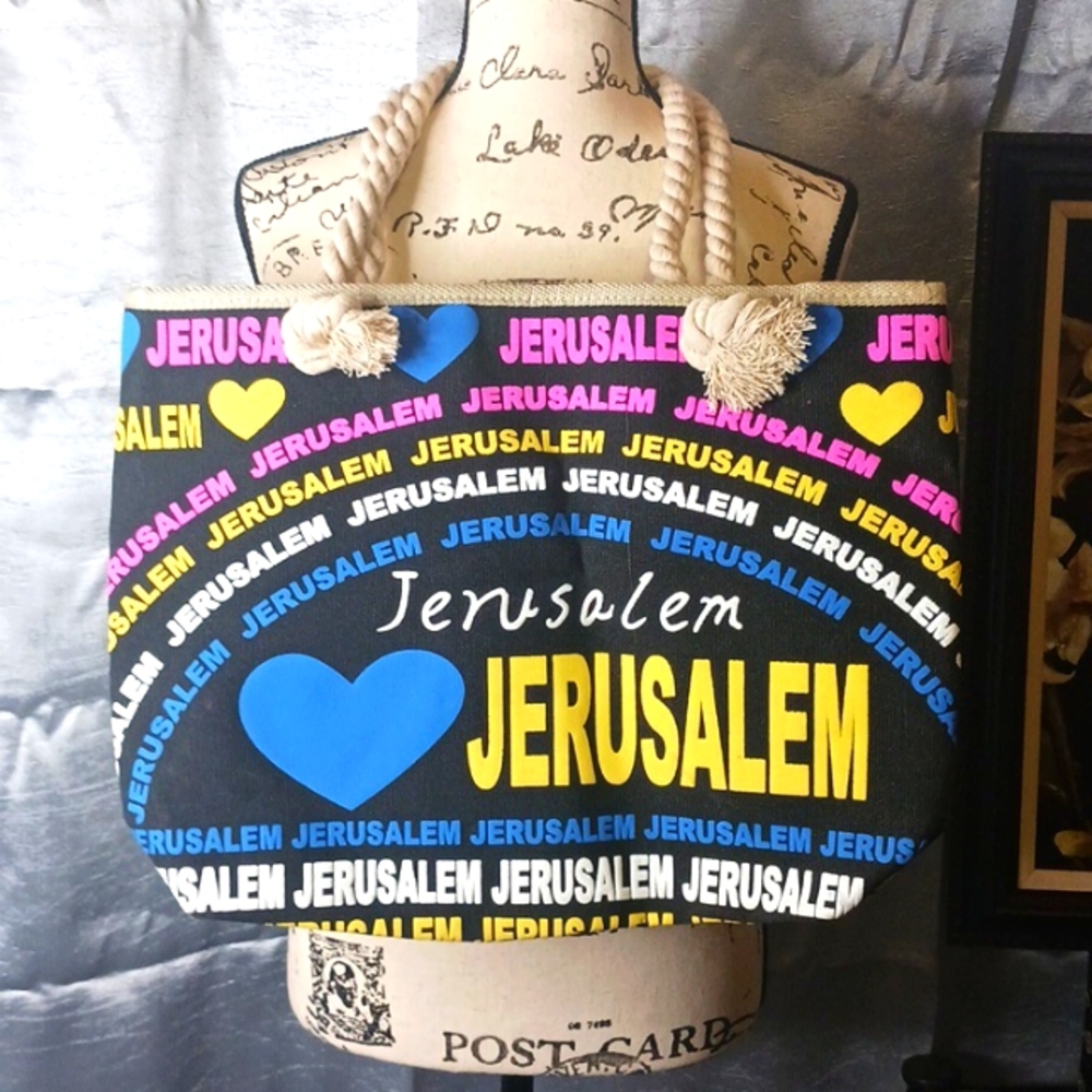 Canvas Large Summer Tote Bag